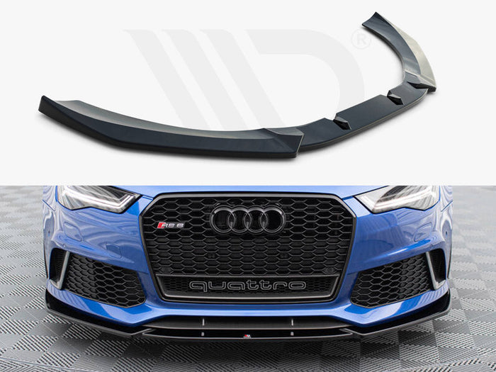 Maxton Design - FRONT SPLITTER V4 AUDI RS6 C7 (2013-2017)