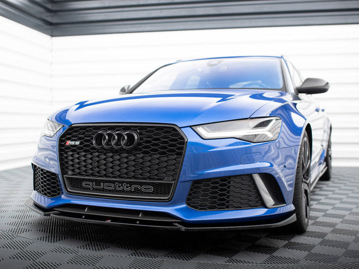 Maxton Design - FRONT SPLITTER V4 AUDI RS6 C7 (2013-2017)