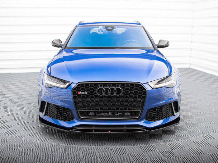 Maxton Design - FRONT SPLITTER V4 AUDI RS6 C7 (2013-2017)