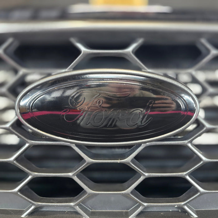 Oval Badge Vinyl Wrap Covers (Pair) + Steering wheel