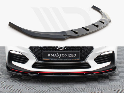 Maxton Design - FRONT SPLITTER V.4 HYUNDAI I30 N MK3 HATCHBACK/ FASTBACK (2017-)