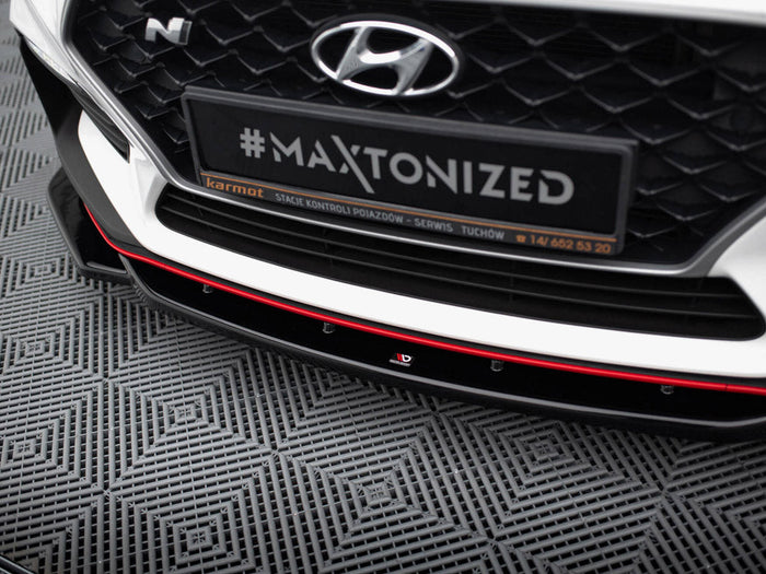 Maxton Design - FRONT SPLITTER V.4 HYUNDAI I30 N MK3 HATCHBACK/ FASTBACK (2017-)