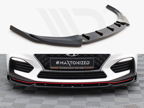 Maxton Design - FRONT SPLITTER V.5 HYUNDAI I30 N MK3 HATCHBACK/ FASTBACK (2017-)
