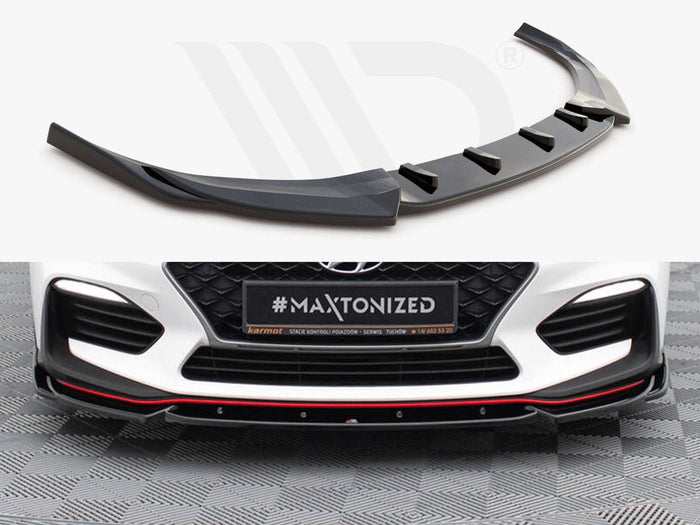 Maxton Design - FRONT SPLITTER V.5 HYUNDAI I30 N MK3 HATCHBACK/ FASTBACK (2017-)