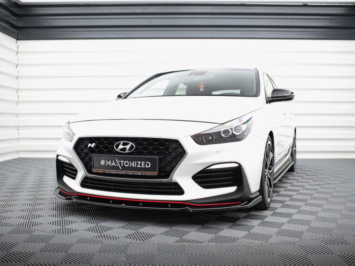 Maxton Design - FRONT SPLITTER V.5 HYUNDAI I30 N MK3 HATCHBACK/ FASTBACK (2017-)