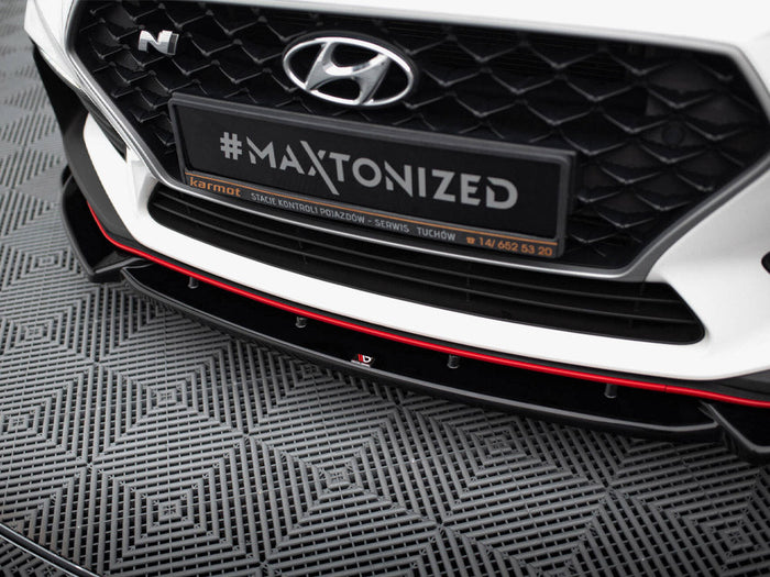 Maxton Design - FRONT SPLITTER V.5 HYUNDAI I30 N MK3 HATCHBACK/ FASTBACK (2017-)