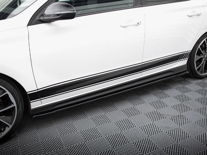 Maxton Design - Side Skirt Diffusers V.4 Hyundai I30 N / N-Line Hatchback / Fastback Mk3 / Mk3 Facelift
