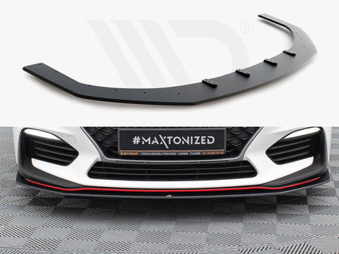 Maxton Design - STREET PRO FRONT SPLITTER HYUNDAI I30 N MK3 HATCHBACK/ FASTBACK (2017-2020)