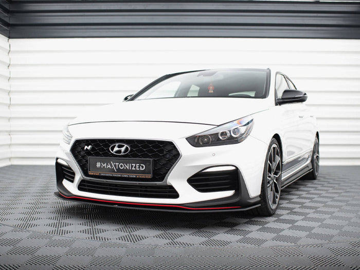 Maxton Design - STREET PRO FRONT SPLITTER HYUNDAI I30 N MK3 HATCHBACK/ FASTBACK (2017-2020)