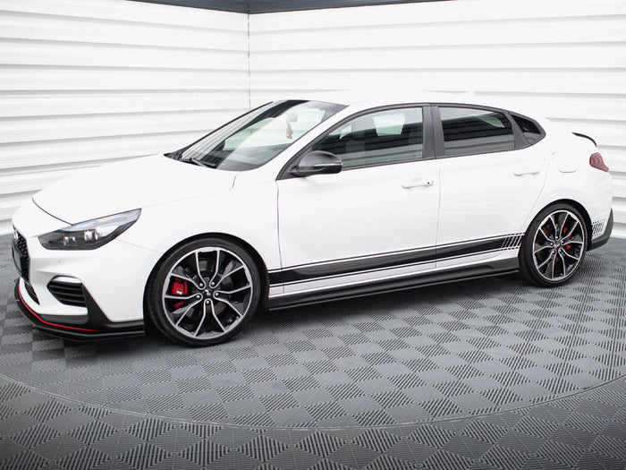 Maxton Design - Street PRO Side Skirt Diffusers V.1 Hyundai I30 N / N-Line Hatchback / Fastback Mk3 / Mk3 Facelift