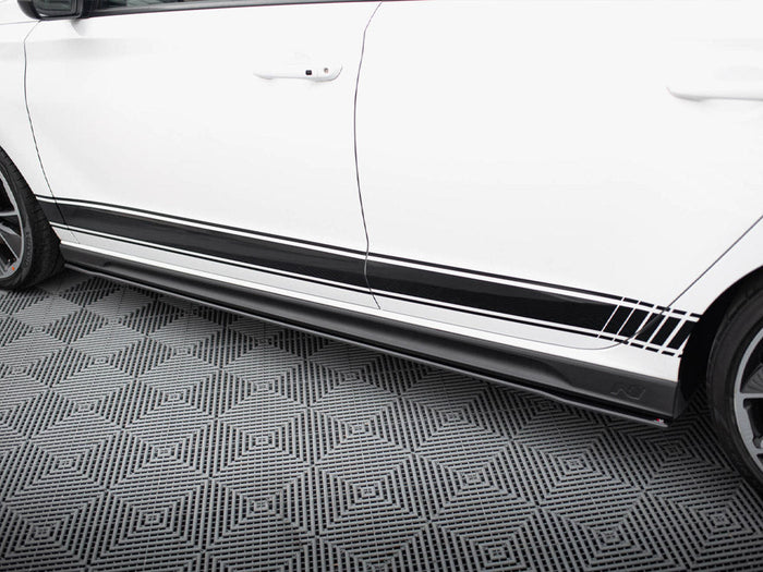 Maxton Design - Street PRO Side Skirt Diffusers V.1 Hyundai I30 N / N-Line Hatchback / Fastback Mk3 / Mk3 Facelift