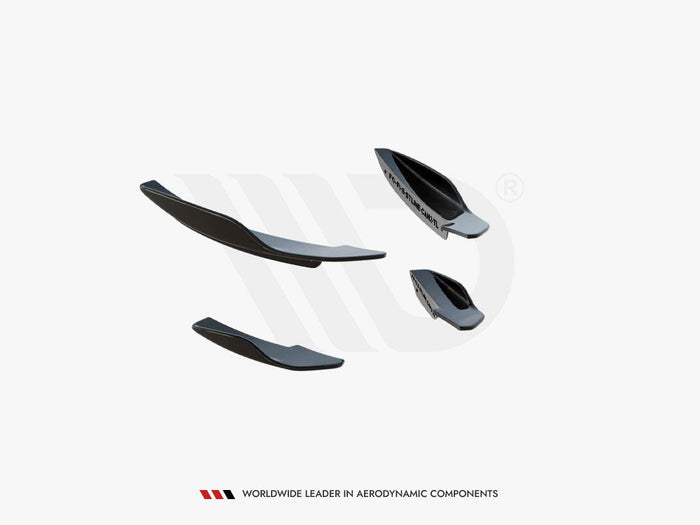 Maxton Design -Front Bumper Wings (Canards) V.2 Ford Fiesta Mk8 ST / ST-Line