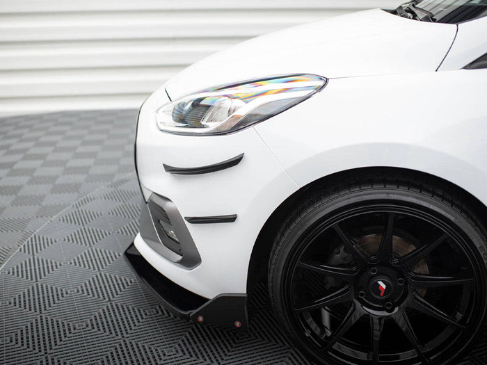 Maxton Design - Front Bumper Wings (Canards) V.3 Ford Fiesta Mk8 ST / ST-Line)