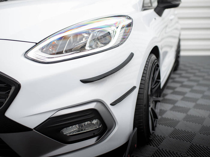 Maxton Design - Front Bumper Wings (Canards) V.3 Ford Fiesta Mk8 ST / ST-Line)