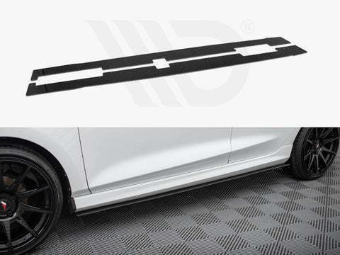 Maxton Design - Racing Side Skirts Diffusers V.2 Ford Fiesta Mk8 ST / ST-Line