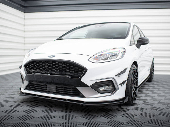 Maxton Design - FRONT SPLITTER V.4 + FLAPS FORD FIESTA ST / ST-LINE MK8/8.5