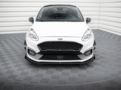 Maxton Design - FRONT SPLITTER V.4 + FLAPS FORD FIESTA ST / ST-LINE MK8/8.5