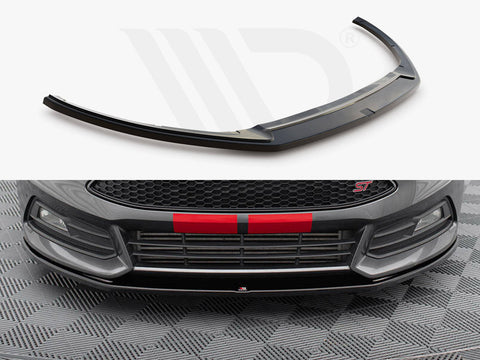 Maxton Design - FRONT SPLITTER V.2 FOCUS ST MK3 FACELIFT