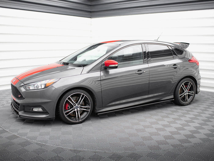 Maxton Design - SIDE SKIRTS DIFFUSERS FORD FOCUS ST / ST-LINE MK3 / MK3 FL HATCHBACK / ESTATE