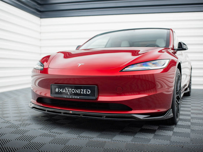 Tesla Model 3 FL Project Highland Front Splitter V.1 - Maxton Design
