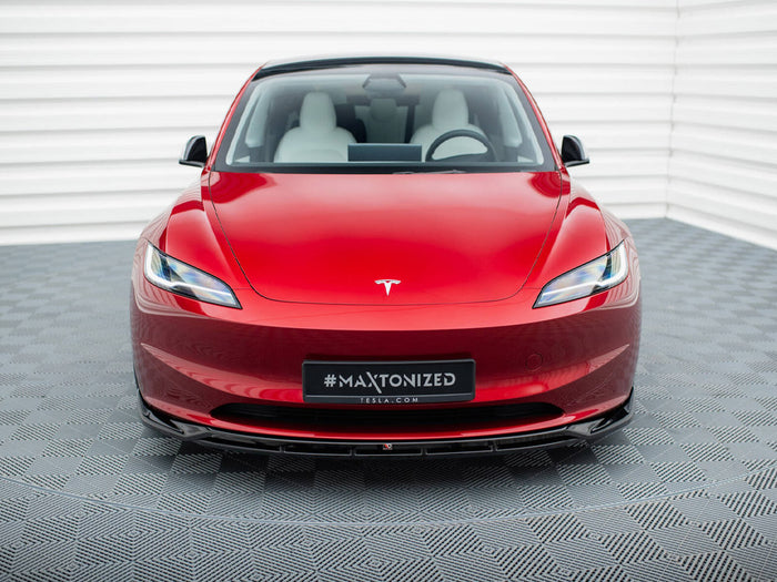 Tesla Model 3 FL Project Highland Front Splitter V.1 - Maxton Design