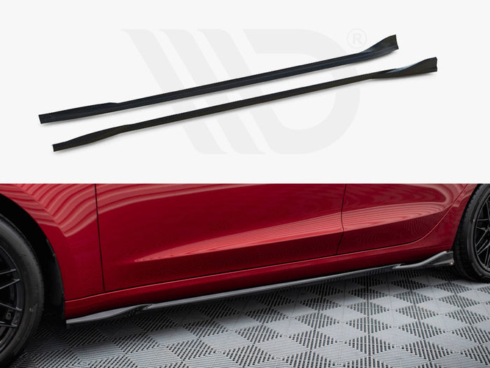 Tesla Model 3 Performance Mk1 Facelift Side Skirts Diffusers V.1 - Maxton Design