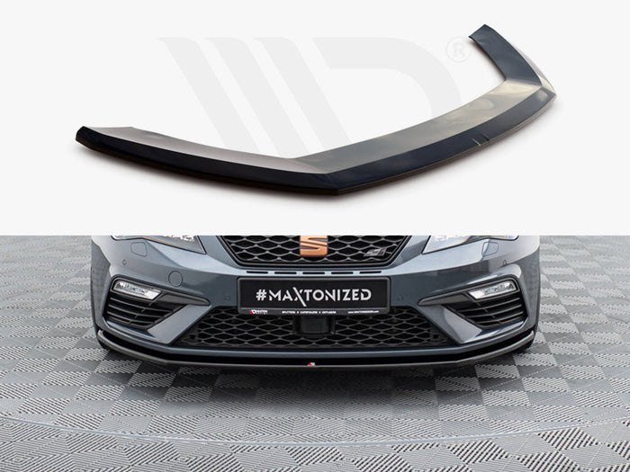 Maxton Design - FRONT SPLITTER V.1 SEAT LEON MK 3.5 CUPRA/FR (2017-2020)