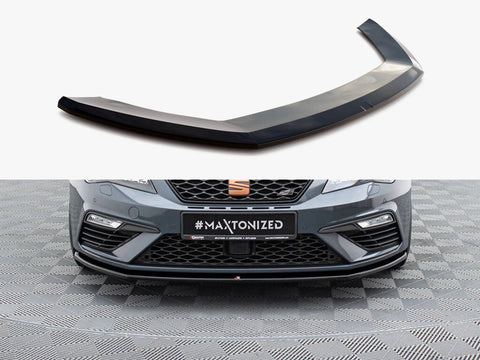 Maxton Design - Front Splitter V.1 Seat Leon Cupra / FR Mk3 FL