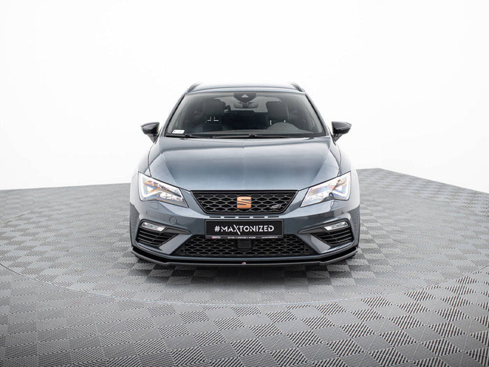 Maxton Design - FRONT SPLITTER V.2 SEAT LEON MK 3.5 CUPRA/FR (2017-2020)