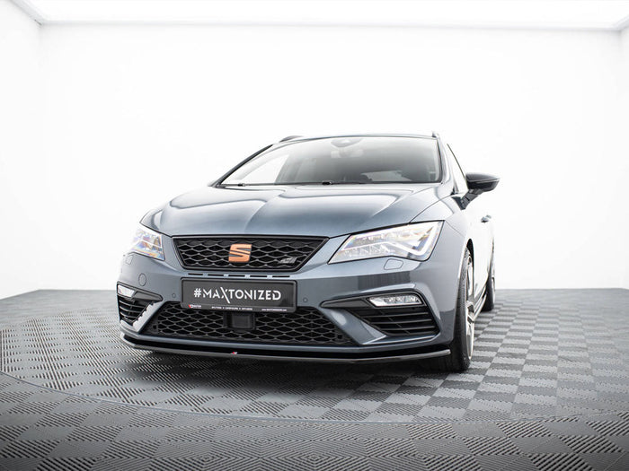 Maxton Design - FRONT SPLITTER V7 SEAT LEON CUPRA/ FR MK3 FACELIFT (2017-2019)