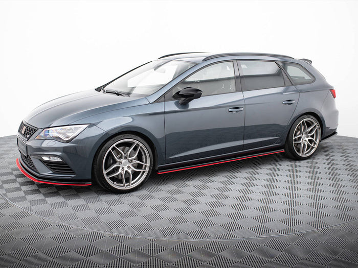 Maxton Design - SIDE SKIRTS DIFFUSERS V.3 SEAT LEON MK3 CUPRA/ FR FACELIFT (2012-2019)