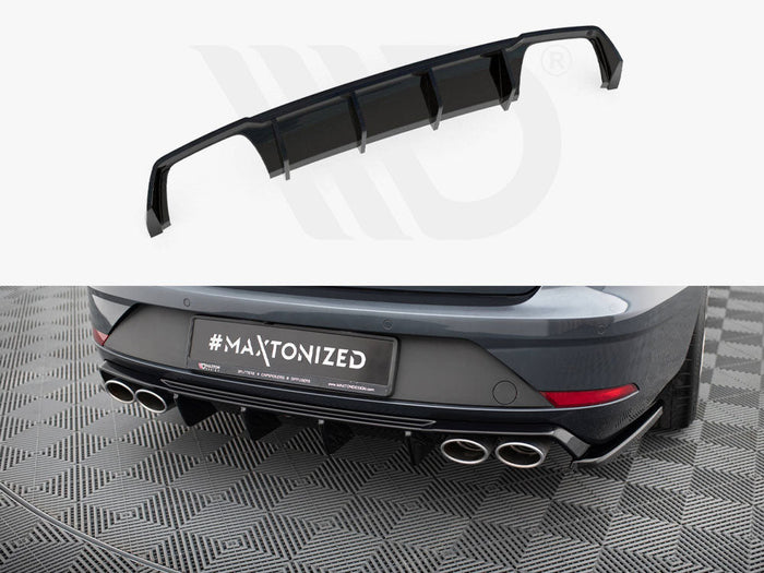 Maxton Design - Rear Valance V.3 Seat Leon Cupra ST Mk3 FL