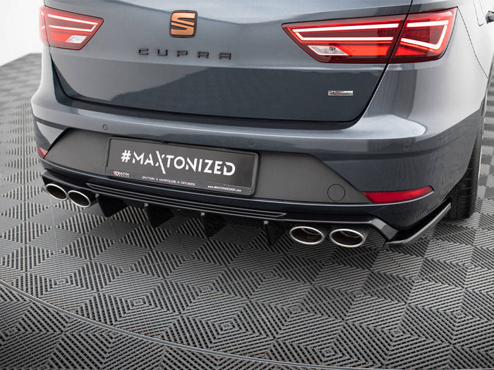 Maxton Design - Rear Valance V.3 Seat Leon Cupra ST Mk3 FL