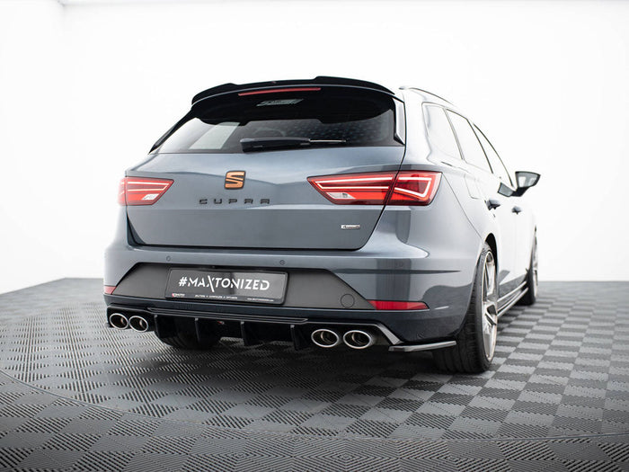 Maxton Design - Rear Side Splitters V.3 Seat Leon Cupra Mk3 FL Sportstourer (2017-2019)