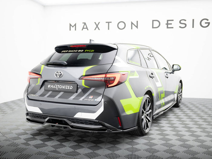 Toyota Corolla GR Sport Touring Sports XII Rear Splitter (Vertical Bars) - Maxton Design