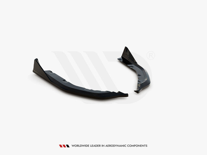 BMW M3 G80 Rear Side Splitters V.6 CSL Look (For rear valance v.1) - Maxton Design