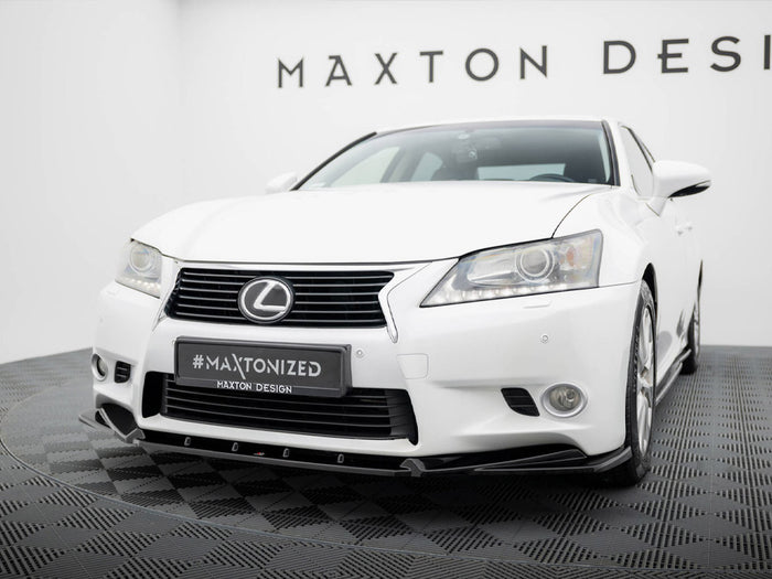 Lexus GS Mk4 (L10) Front Splitter V.2 - Maxton Design