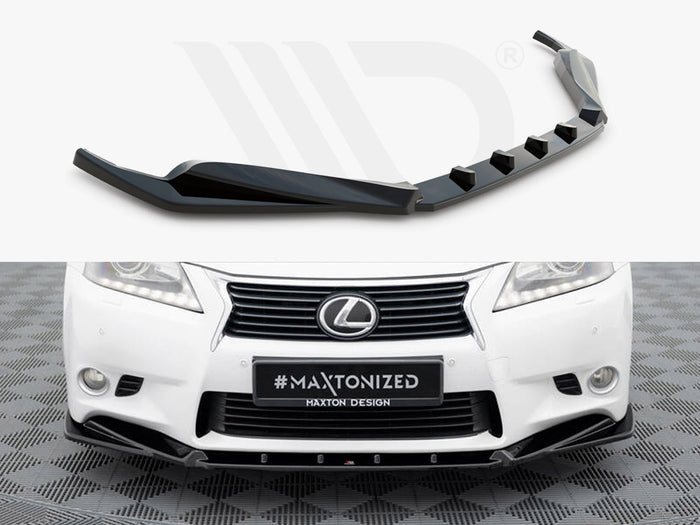 Lexus GS Mk4 (L10) Front Splitter V.2 - Maxton Design