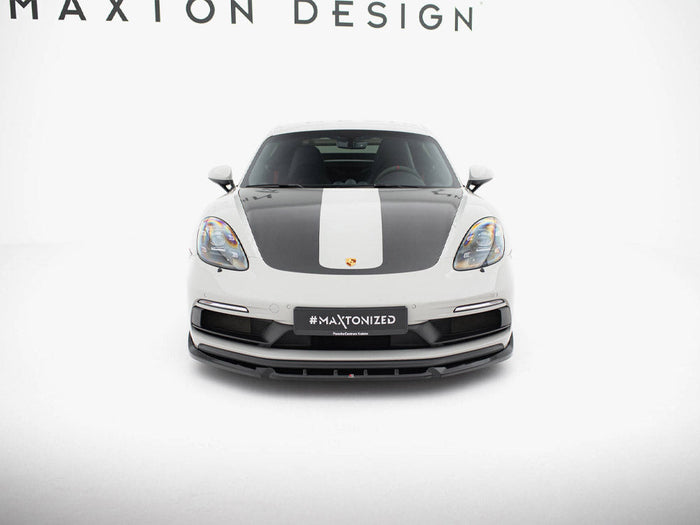 **CLEARANCE** Maxton Design - Front Splitter V.2 Porsche 718 Cayman GTS 982c (NO RETURN)