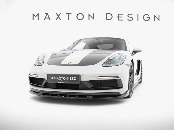 **CLEARANCE** Maxton Design - Front Splitter V.2 Porsche 718 Cayman GTS 982c (NO RETURN)