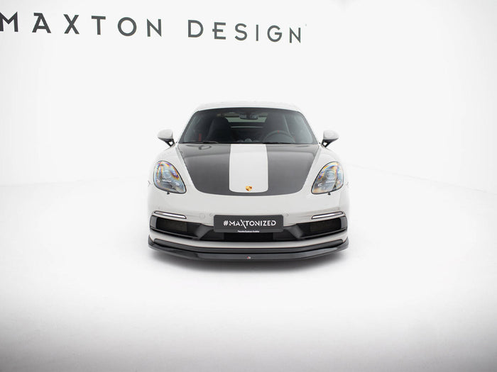 Porsche 718 Cayman GTS 982c Front Splitter V.1 - Maxton Design