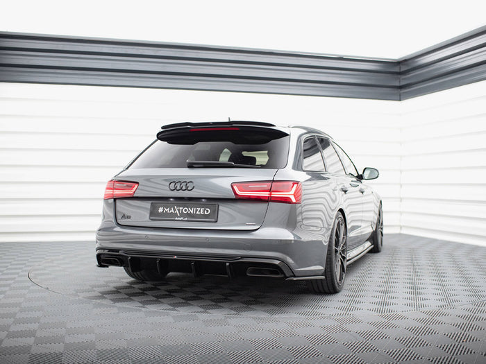 Audi A6 / A6 C7 S-Line / S6 C7 Facelift Rear Valance V.2 - Maxton Design