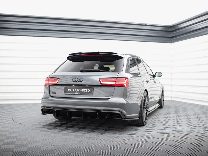 Maxton Design - Rear Valance V.2 Audi A6 / A6 C7 S-Line / S6 C7 Facelift