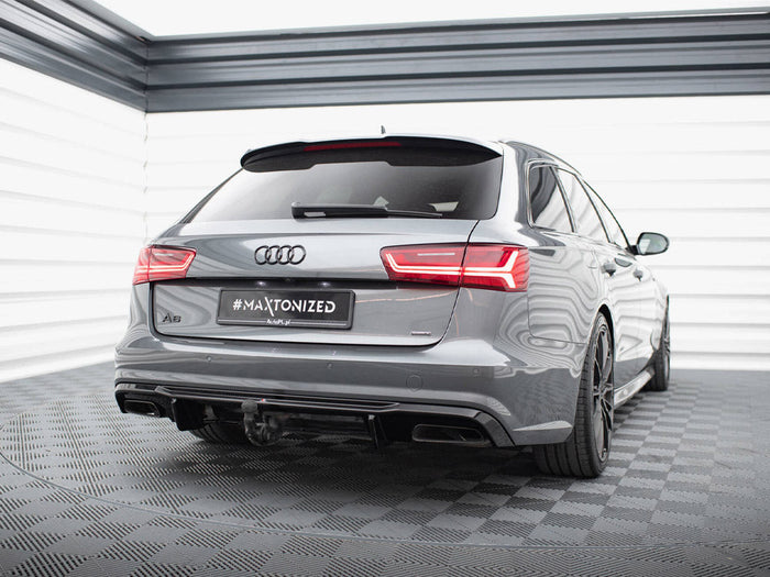 Maxton Design - Rear Valance V.2 Audi A6 / A6 C7 S-Line / S6 C7 Facelift