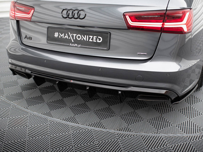 Audi A6 / A6 C7 S-Line / S6 C7 Facelift Rear Valance V.2 - Maxton Design