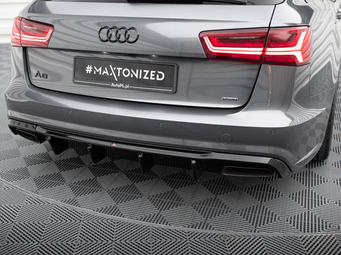 Audi A6 / A6 C7 S-Line / S6 C7 Facelift Rear Valance V.2 - Maxton Design