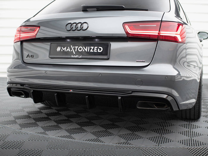 Audi A6 / A6 C7 S-Line / S6 C7 Facelift Rear Valance V.2 - Maxton Design