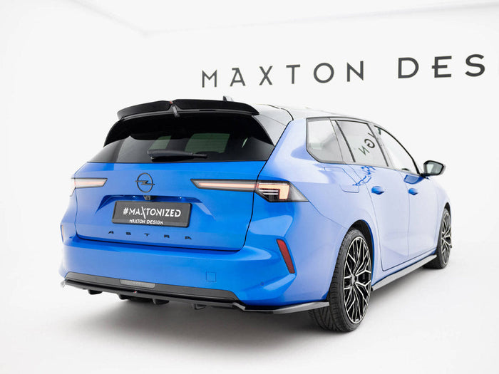 Maxton Design - Rear Splitter (Vertical Bars) Opel Astra Sports Tourer L (MK8)