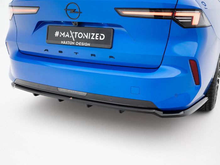 Maxton Design - Rear Splitter (Vertical Bars) Opel Astra Sports Tourer L (MK8)