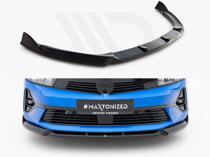 Opel Astra L (Mk6) Front Splitter V.1 - Maxton Design